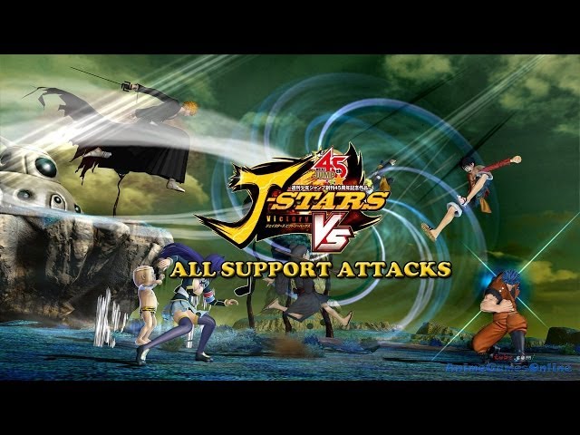 J-Stars Victory VS All Support Attacks | Jスターズ ビクトリー