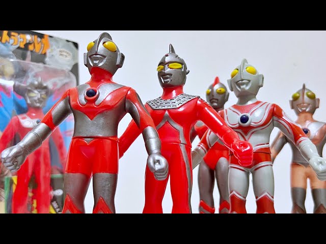 Complete set of 1] Looking back at the soft vinyl figures from the
