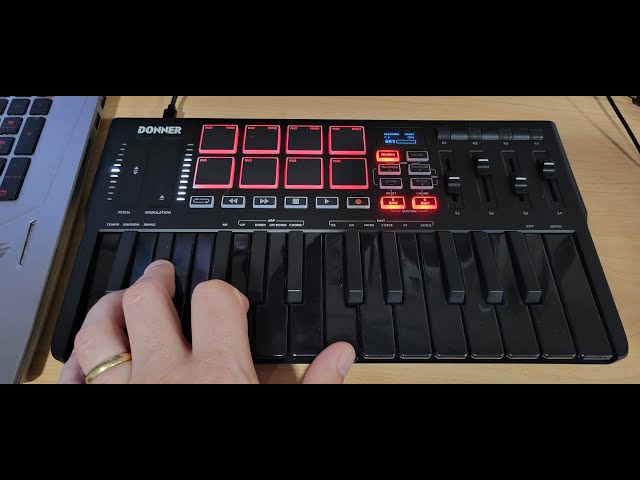Donner DMK25 Pro MIDI Keyboard Controller Review! Is it worth the
