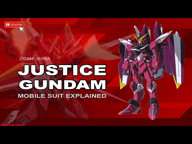 Justice Gundam | ZGMF-X09A | Mobile Suit Explained - YouTube