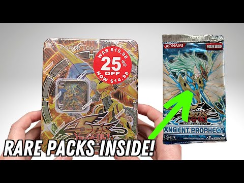 OPENING A 2009 Yugioh Power Tool Dragon Tin! - YouTube