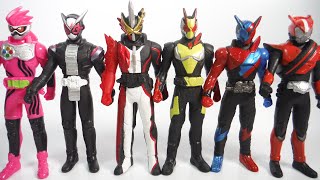 ソフビヒーロー 仮面ライダーセイバー＆レジェンド仮面ライダー 全6種