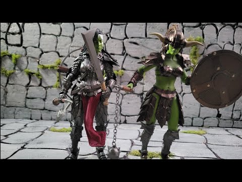 Mythic Legions Deluxe Female Orc Builder Review - YouTube