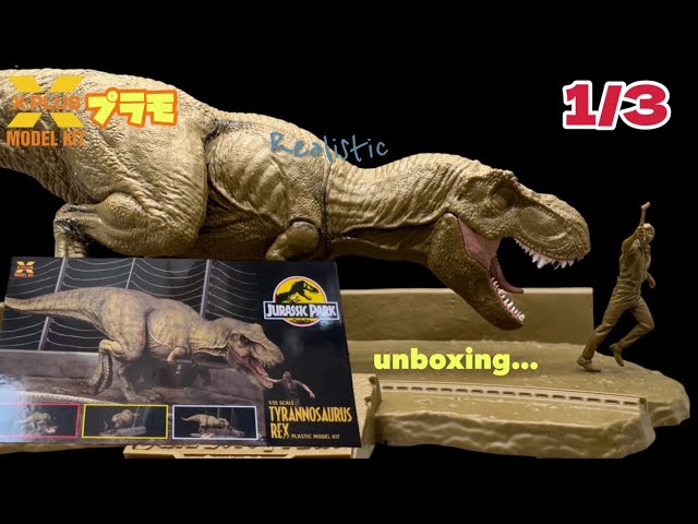 リアル! X-PLUS 1/35 ティラノサウルス レックス プラモデル 開封… 他