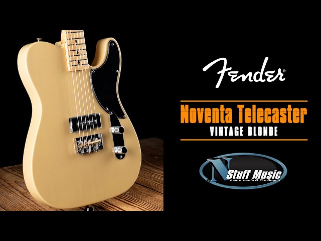 Fender Noventa Telecaster - Vintage Blonde - YouTube