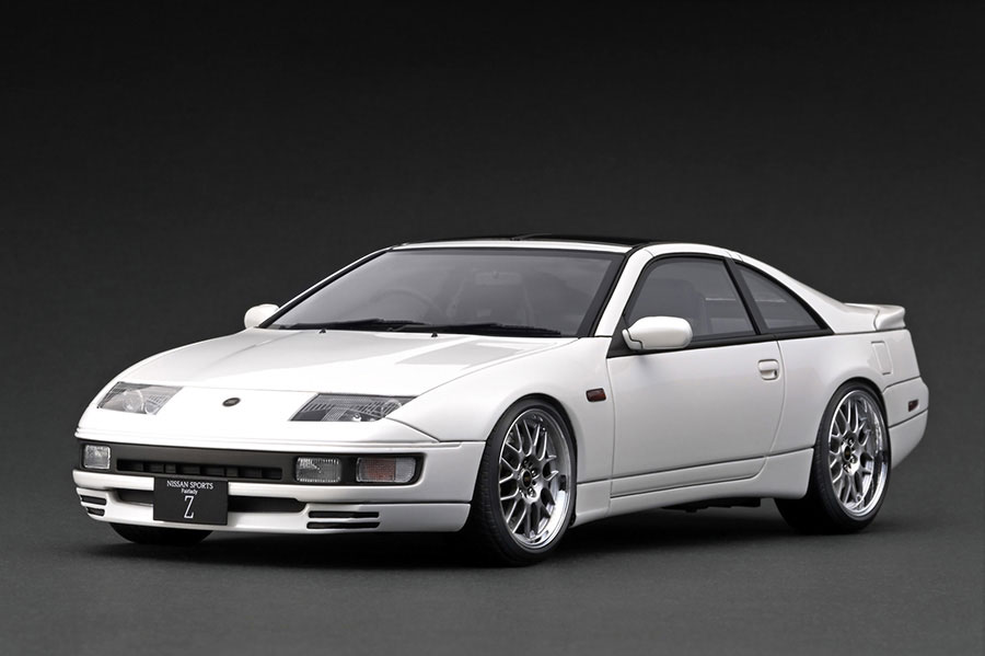 IG3419 1/18 Nissan Fairlady Z (Z32) 2by2 Pearl White With Display