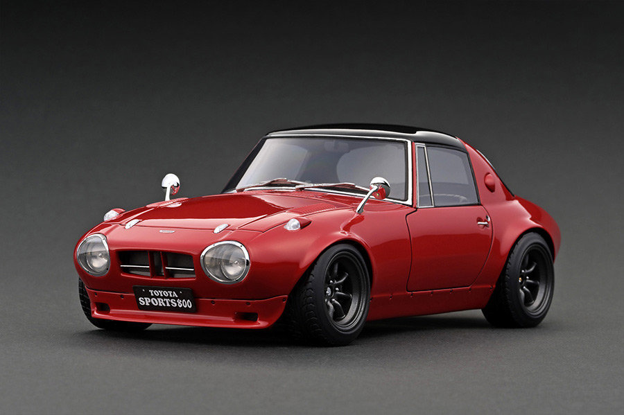 IG3091 1/18 Toyota Sports 800 NOB Hachi Ver Red | LINE UP | [公式