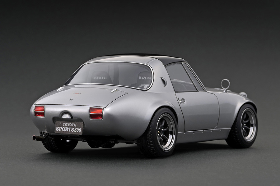 IG3092 1/18 Toyota Sports 800 NOB Hachi Ver Silver | LINE UP