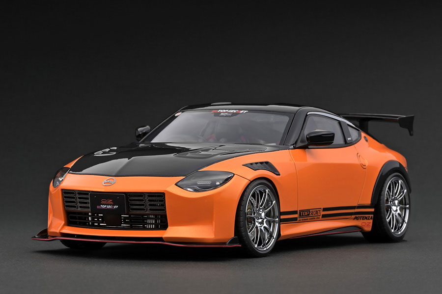 IG3382 1/18 TOP SECRET Fairlady Z (RZ34) Orange Metallic | LINE UP