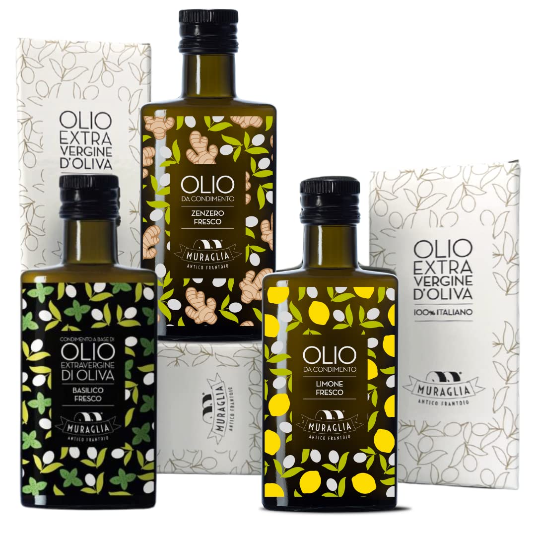 Antico Frantoio Muraglia Flavored EVOO Gourmet Italian Tasting Set