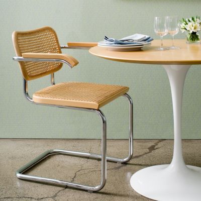 受注商品】チェスカチェア ウィズ アーム ライトビーチ | Knoll/ノル
