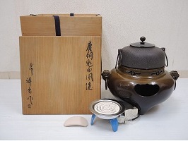唐銅鬼面風炉】茶道具・煎茶道具の買取実績一覧 - いわの美術
