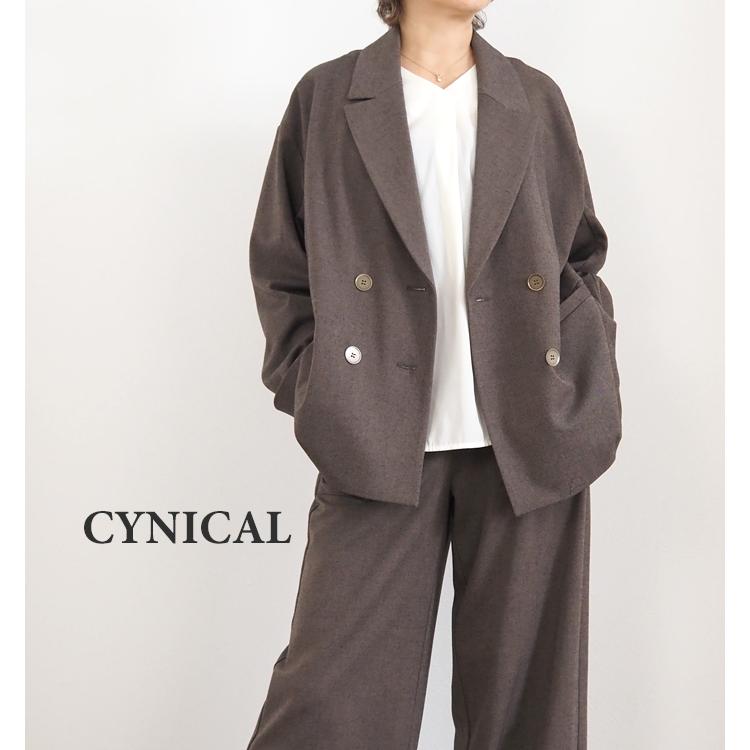 Cynical（シニカル） ダブルジャケット ソフトフランネル レディース