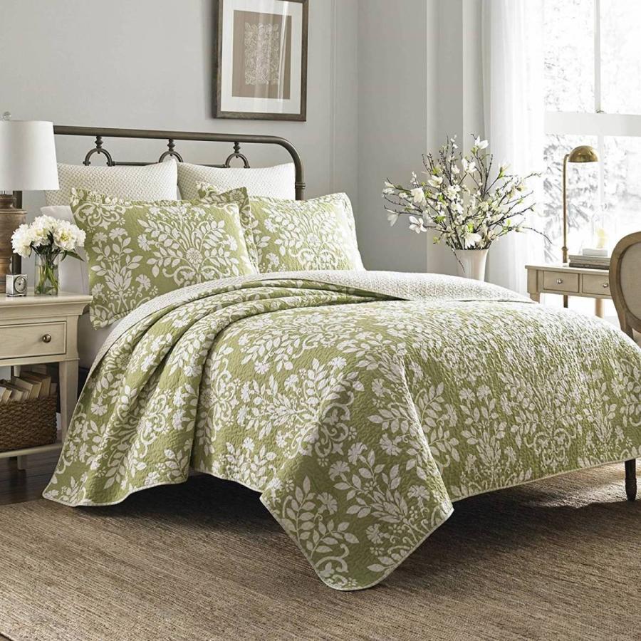 LAURA ASHLEY（ローラアシュレイ） ベッドカバー ピロカバー 3点セット