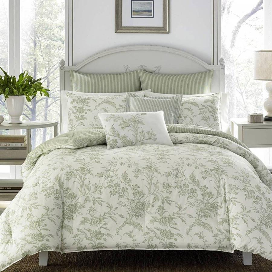 LAURA ASHLEY（ローラアシュレイ） ベッドカバー ピロカバー 3点セット