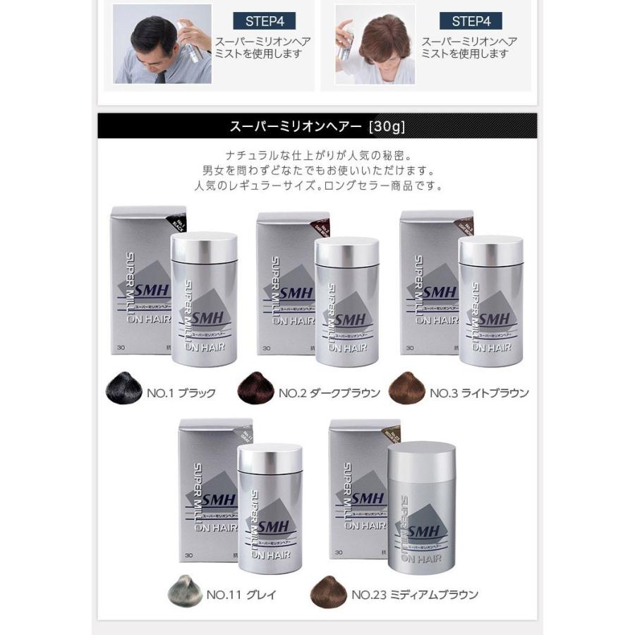 スーパーミリオンヘアー 30g（ライトブラウン）3個セット【メーカー