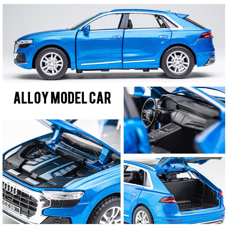 AUDi アウディ Q8 1/32 ミニカー 全4色 ライト点灯 エンジンサウンド
