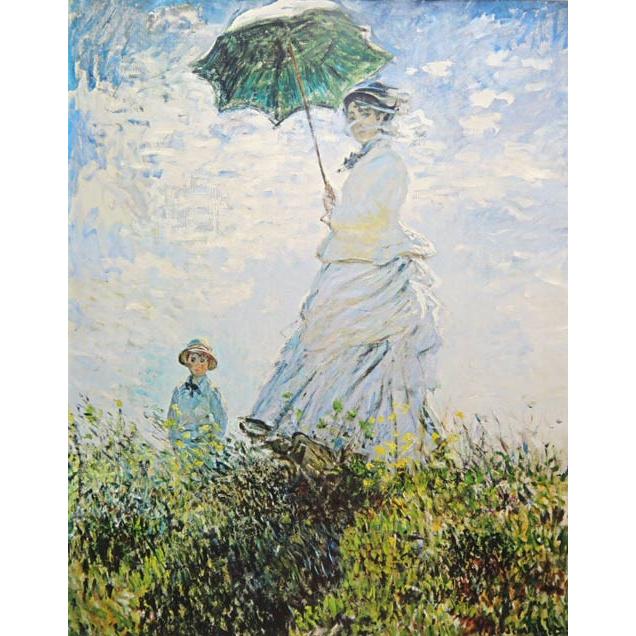 クロード・モネ 絵画 日傘をさす女 アートポスター 【複製】【アート