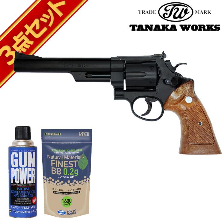 タナカワークス S&W M29 カウンターボアード Ver.3 HW ブラック 6.5