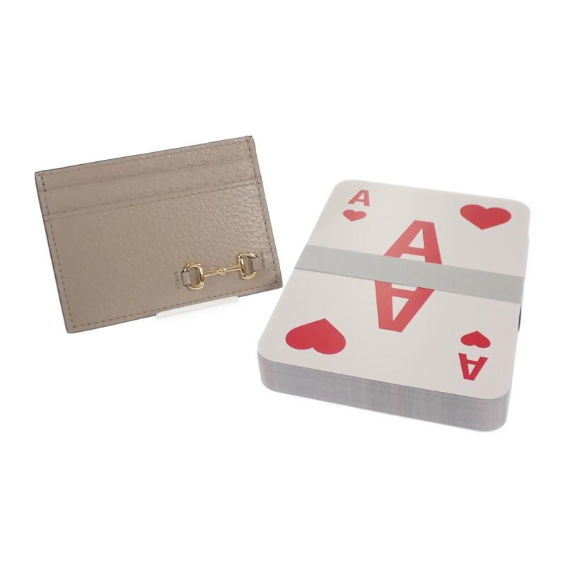 GUCCI（グッチ） ホースビット付きカードケース&トランプセット 700469