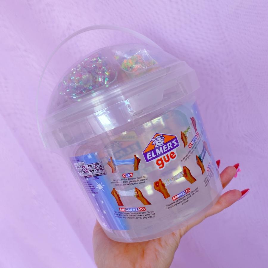 ELMER'S gue エルマーズスライム グラッシークリアデラックス 48ozの大