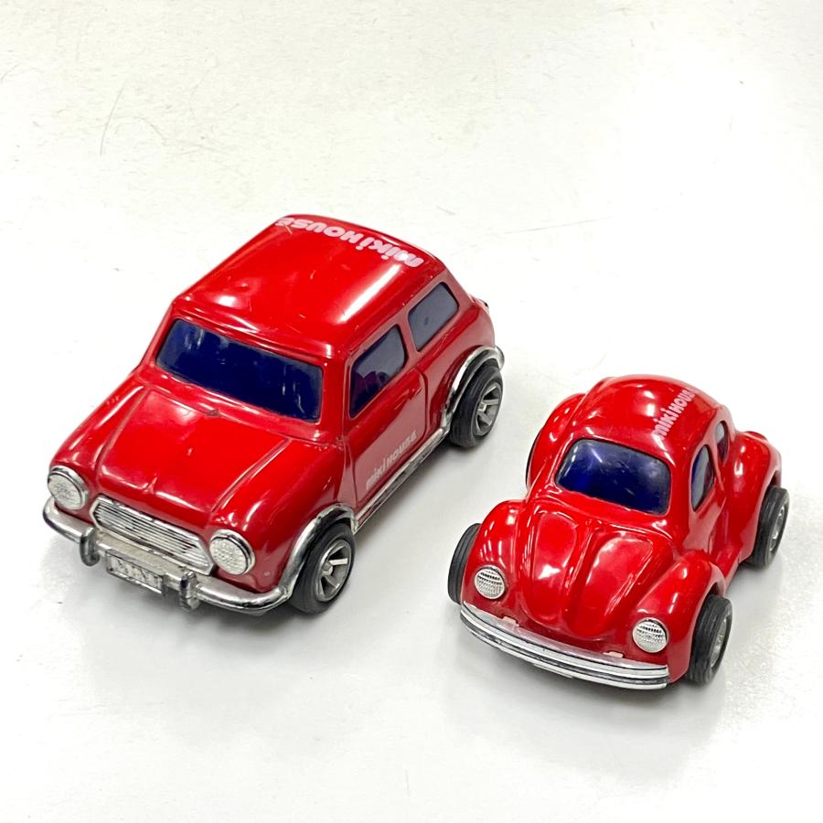 現品 ミキハウス クラシックミニ＆ビートル ブリキミニカーセット