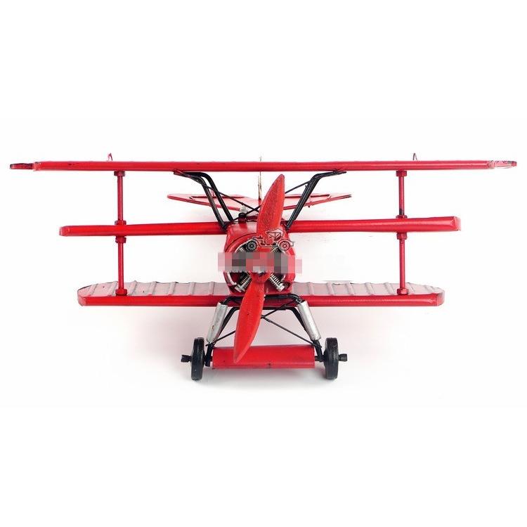 フォッカーDr.I レッドバロン 三葉機 Germany Red Baron ブリキ製 模型