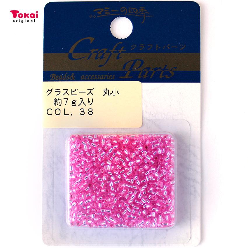 クラフトハートトーカイ マミー グラスビーズ 丸小 col.38 | ビーズ