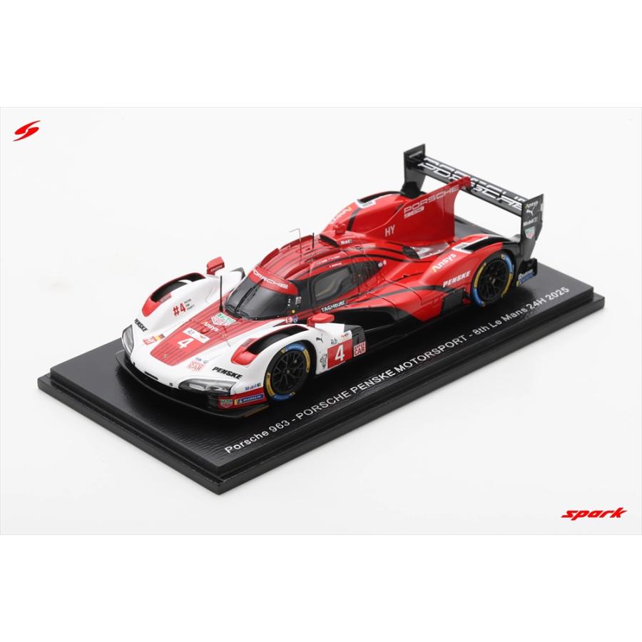 スパーク 1/43 ポルシェ 963 No.4 2025 ル・マン24時間 8位 F.Nasr/N