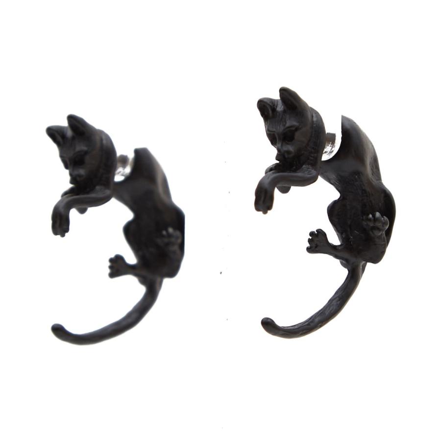 ピアス メンズ レディース 猫 ネコ 黒猫 : ankoROCK - 通販 - Yahoo