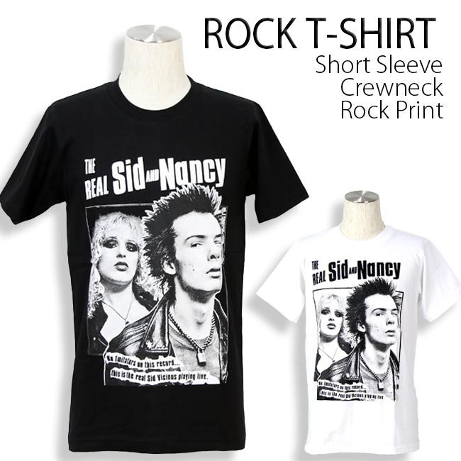 ロックtシャツ バンドtシャツ パンク SEX PISTOLS シド＆ナンシー