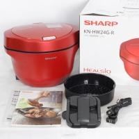 シャープ ヘルシオ ホットクック KN-HW24G-R レッド系 2.4L 水なし自動
