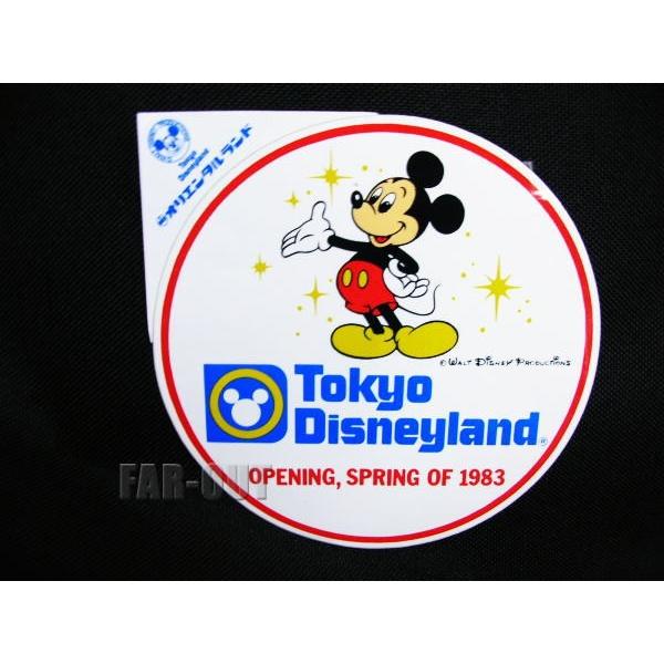TDL SPRING OF 1983 OPENING グランドオープン記念 ミッキー 丸型