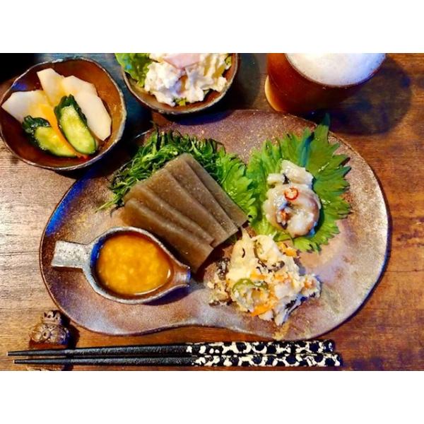 びーんず皿(大)/津軽金山焼 金山焼 青森県 陶器 プレゼント おしゃれ
