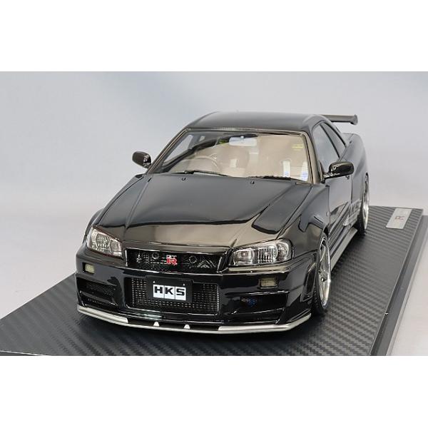 イグニッションモデル 1/18 日産 スカイライン GT-R (BNR34) ブラック