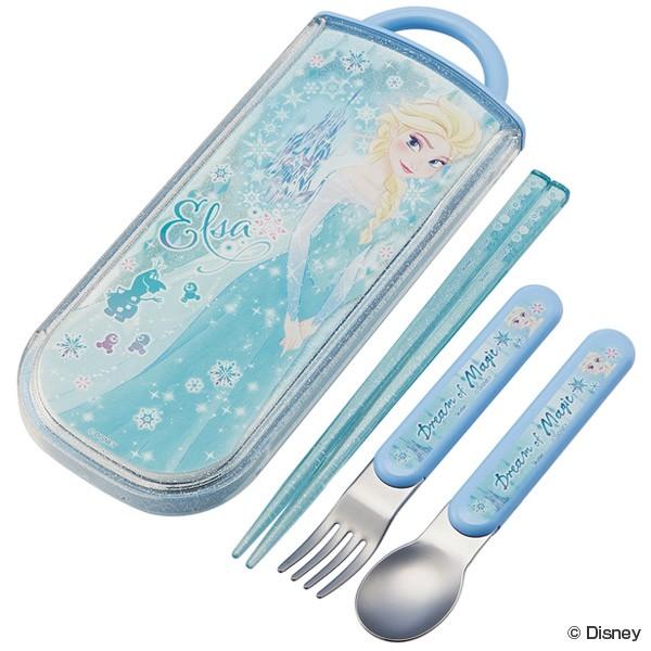 Disney（ディズニー） トリオセット 箸・フォーク・スプーン エルサ