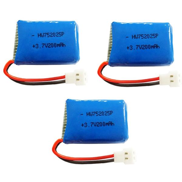 ドローン バッテリー Syma X4 X11 X13 3.7V 200mAh Lipo リポ