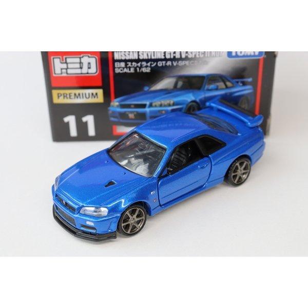 トミカプレミアム 11 日産スカイラインGT-R V-SPECII Nur : ミニカー