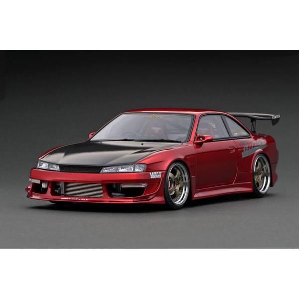 イグニッションモデル 1/18 VERTEX ニッサン シルビア S14 レッド