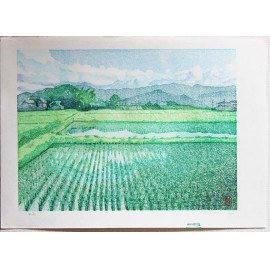 壬生川純一 木版画 静寂 ーJunichi Mibugawaー | 芸艸堂 版元 | 京もの