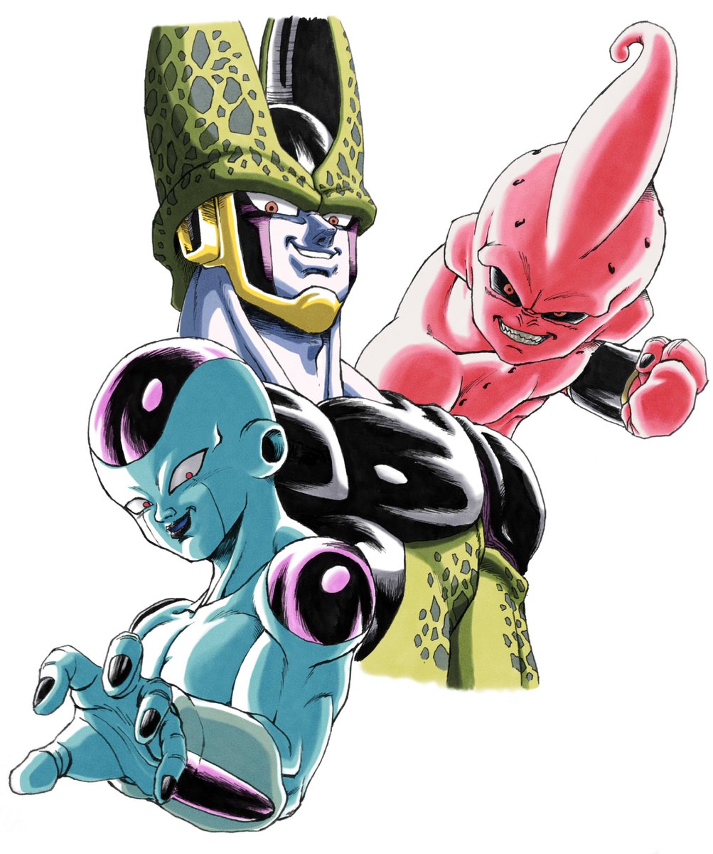 ドラゴンボールヒーローズ　フリーザ　セル　魔人ブウ