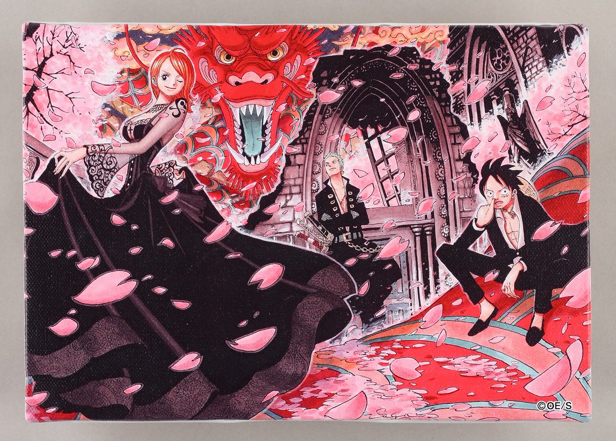 新商品】原画商品 『ONE PIECE』連載20周年記念 フルカラーアート