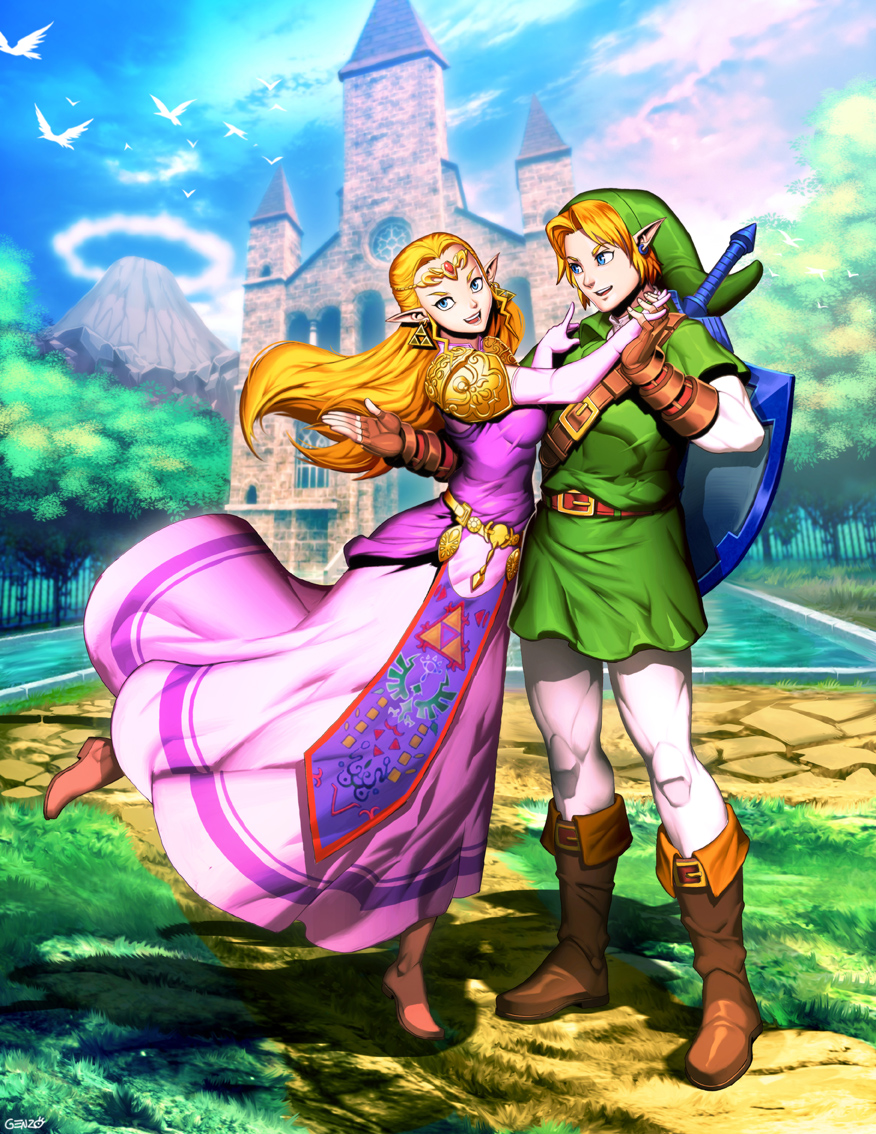 First image of #2020 A #commission done time ago. #Zelda