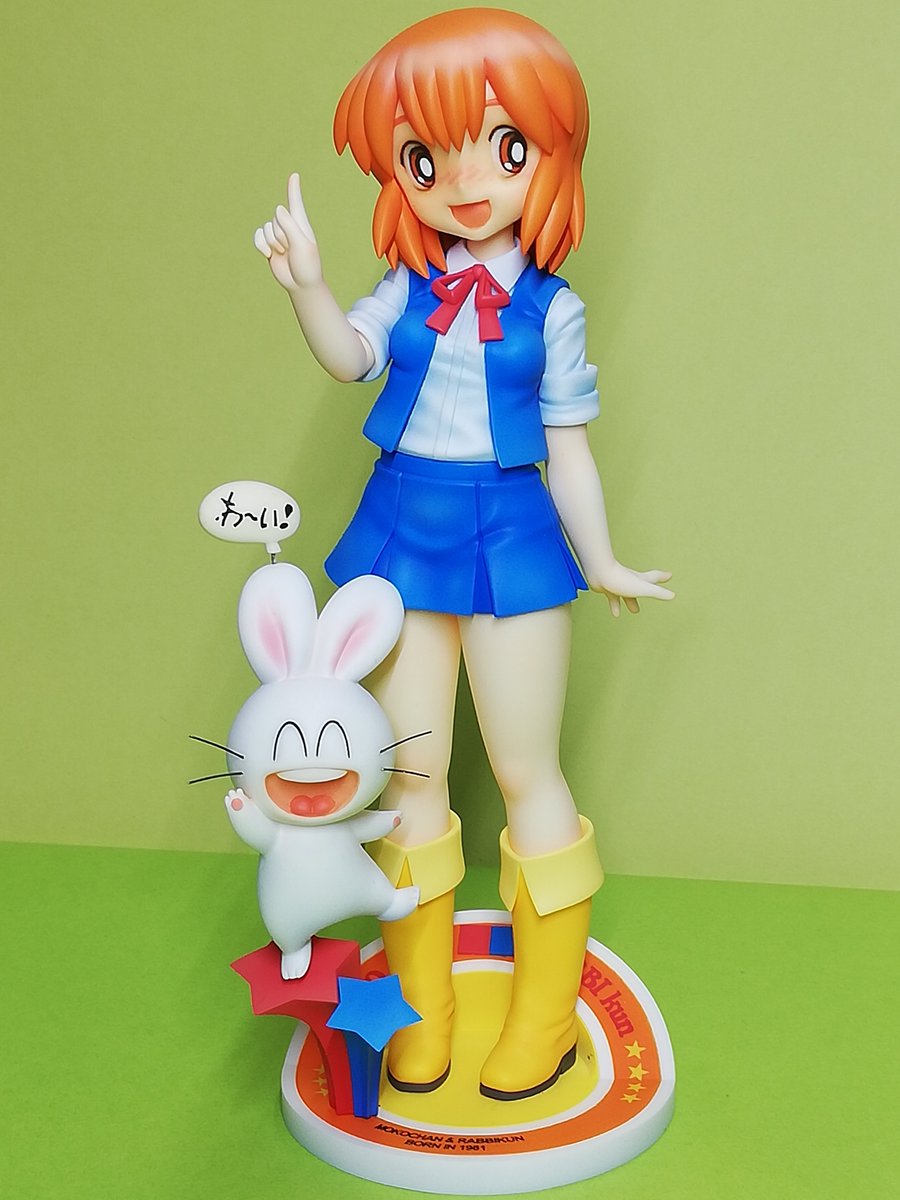 モ子ちゃん、さっき塗り終わった～ この子はこのまま版元さんの所に