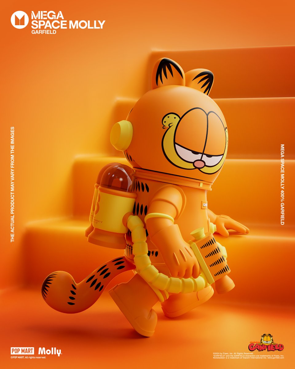 🆕MEGA コレクション 400% SPACE MOLLY Garfield 各店舗OPEN時間より