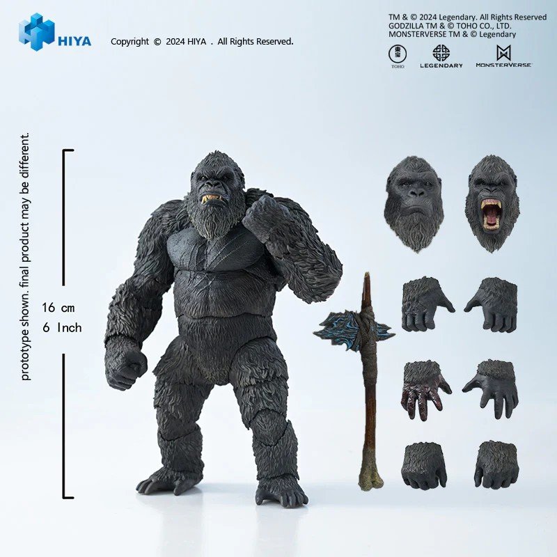 Hiya toysのコング(2024)は、通常ver.もB.E.A.S.T.グローブver.も