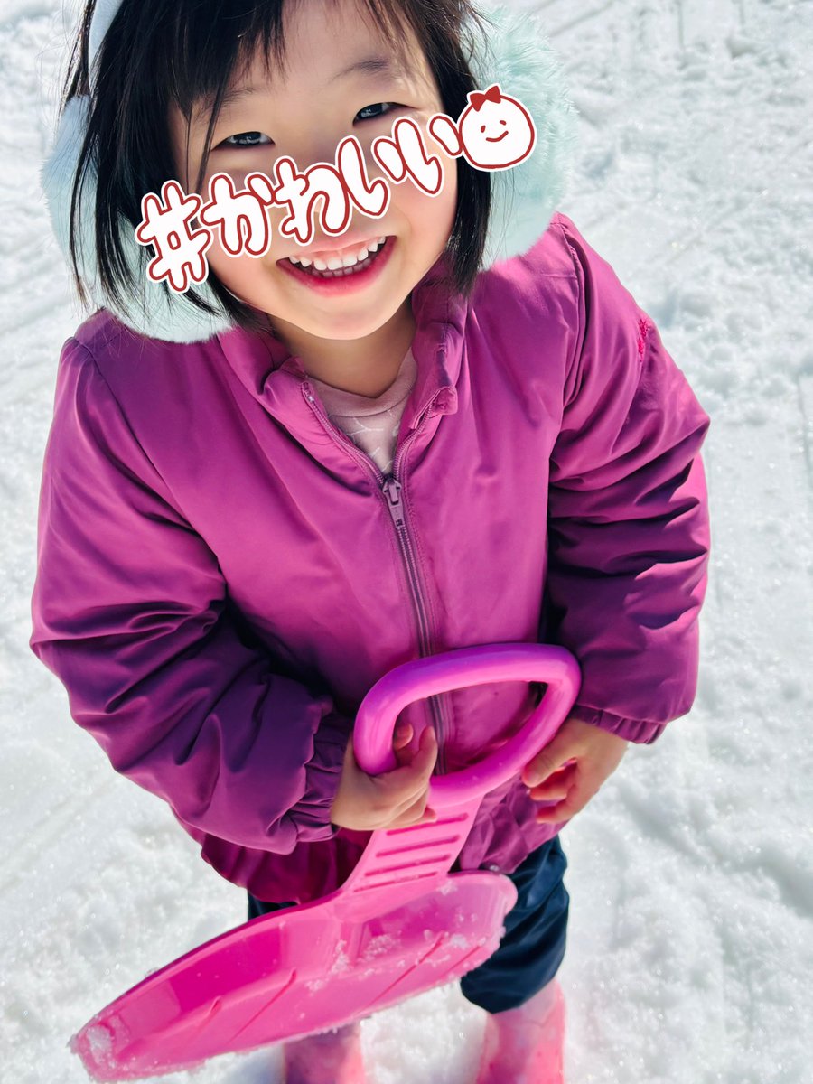 金沢は20℃でめちゃあったかいけど雪山で雪遊び🌞最高じゃ✌️