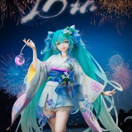 初音ミク15周年企画！浴衣姿が美しい記念フィギュア「真夏花火Ver. 1/7