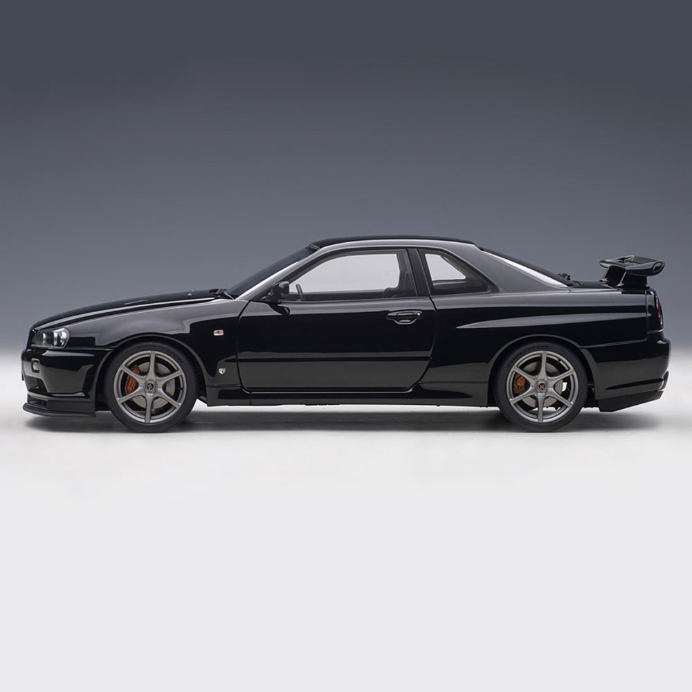 ミニカー 1/18 日産 スカイライン GT-R R34 Vスペック II ブラック