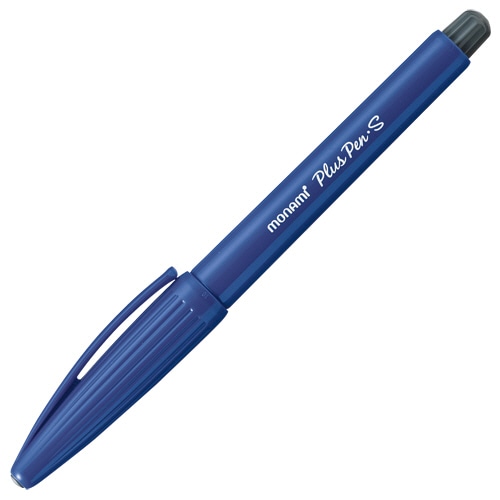 モナミ 水性サインペン Plus Pen・S 極細 青 18452 12本/セット（ご